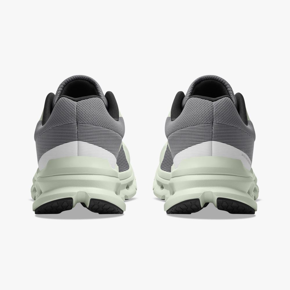 On The Cloudrunner: Supportive & Breathable Running Shoe - Frost | Aloe ON95XF114
