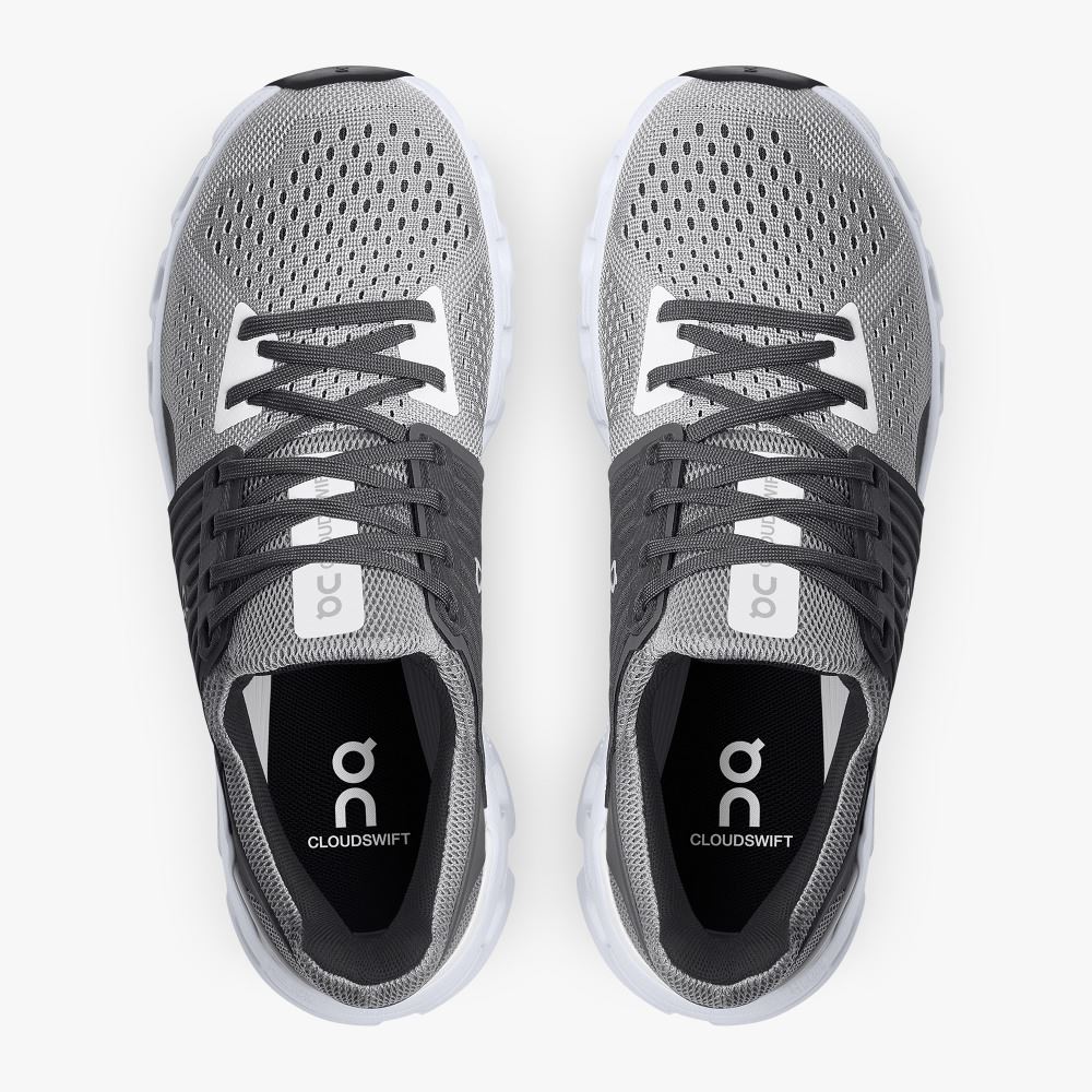 On Cloudswift - Road Shoe For Urban Running - Alloy | Eclipse ON95XF377