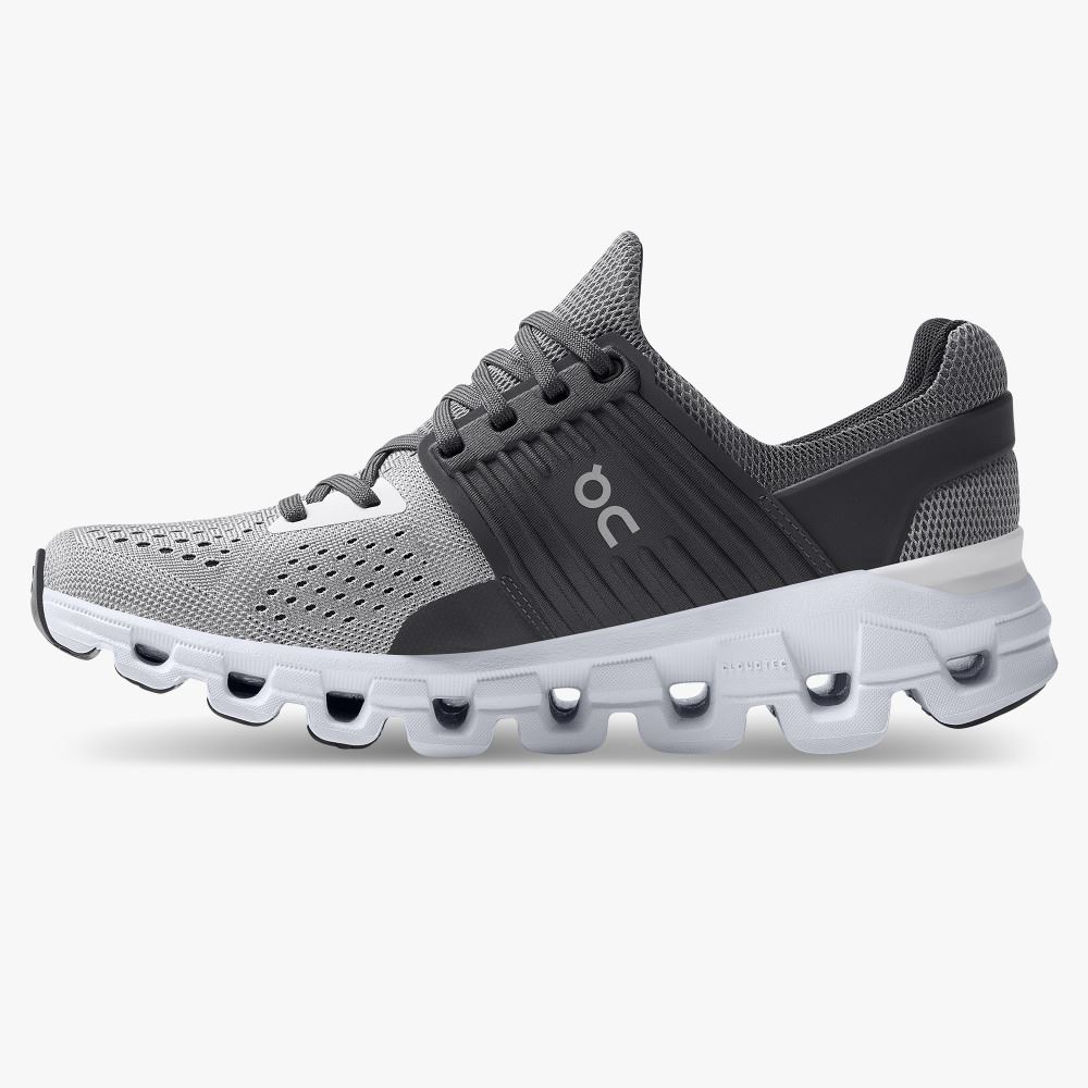 On Cloudswift - Road Shoe For Urban Running - Alloy | Eclipse ON95XF377