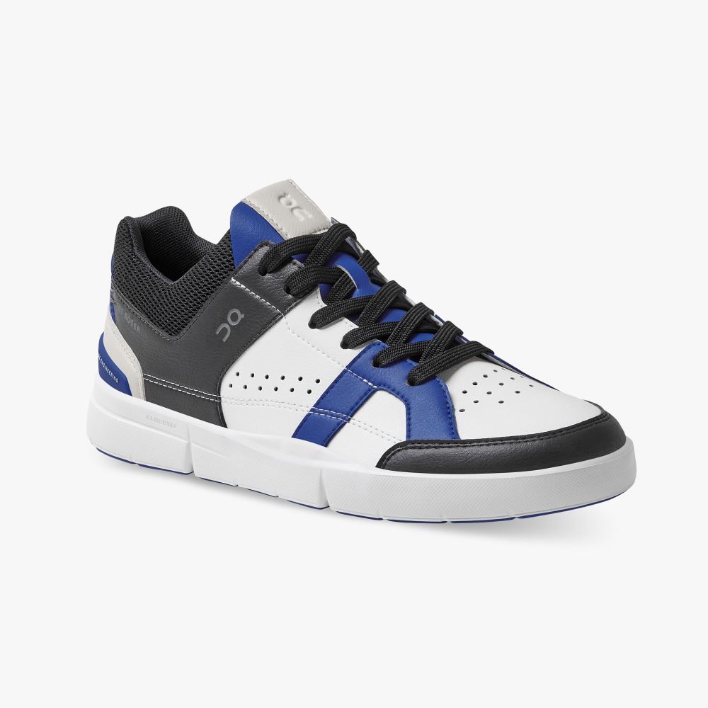 On THE ROGER Clubhouse Limited Edition: everyday sneaker - White | Indigo ON95XF397 - Click Image to Close