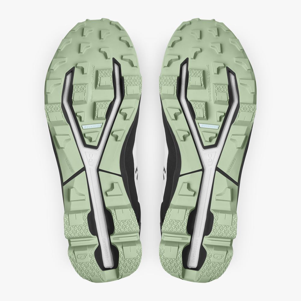 On Cloudventure Peak - Lightweight Trail Running Shoe - White | Leaf ON95XF04