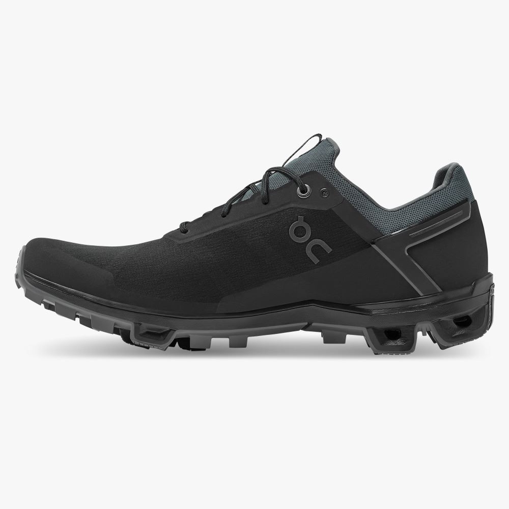 On Cloudventure Peak - Lightweight Trail Running Shoe - Black | Rock ON95XF21