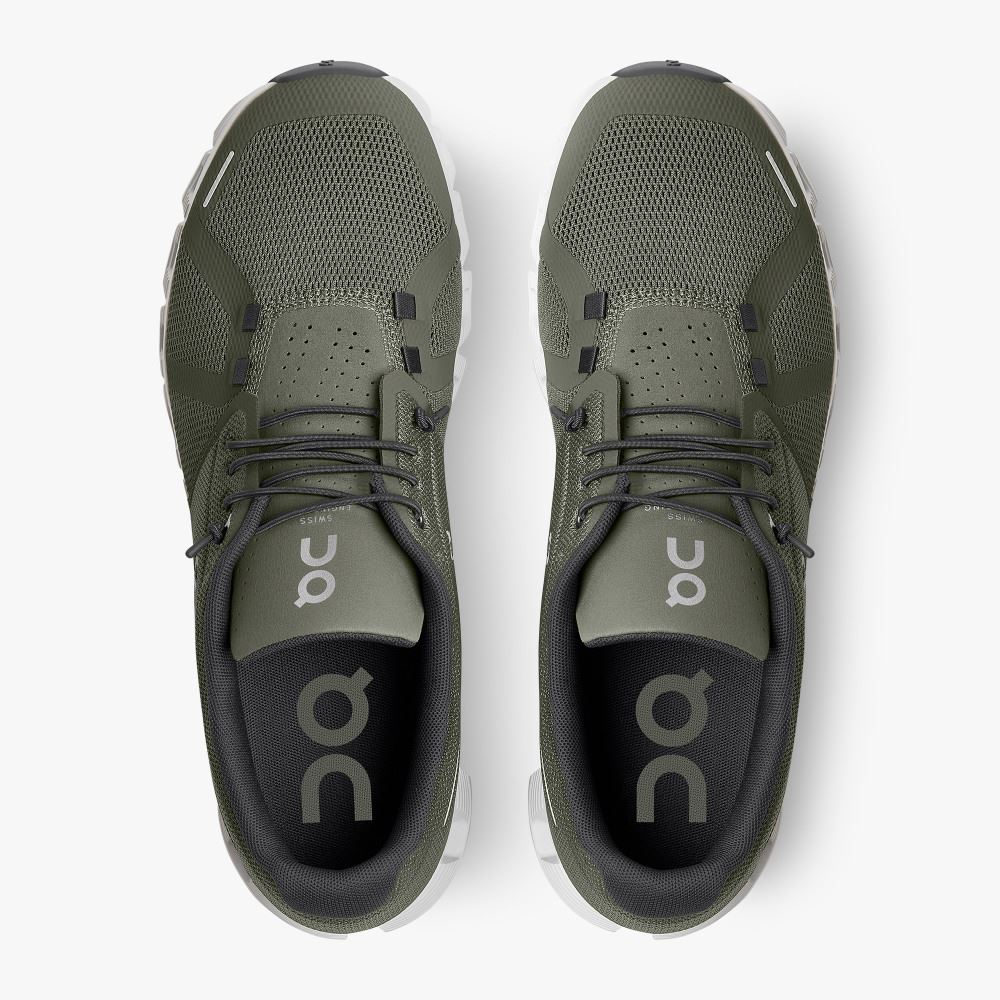 On Running 5 - the lightweight shoe for everyday performance - Olive | White ON95XF185