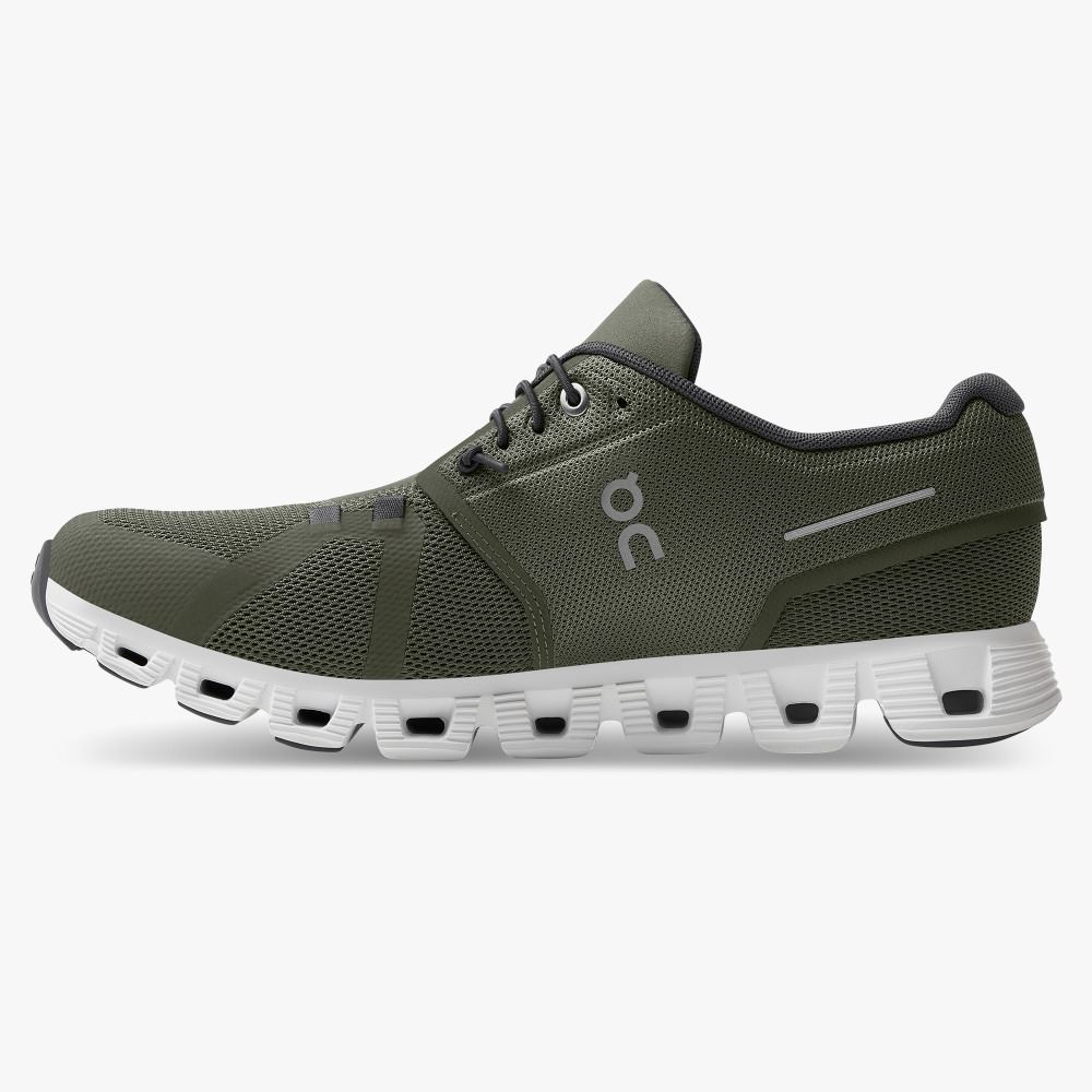 On Running 5 - the lightweight shoe for everyday performance - Olive | White ON95XF185