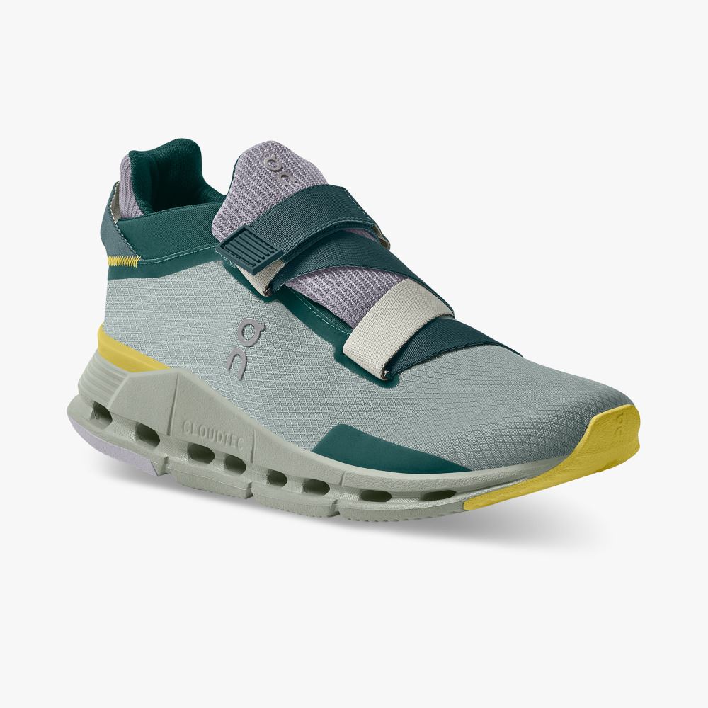 On Runningnova Wrap: women's exclusive performance sneaker - Evergreen | Citron ON95XF369