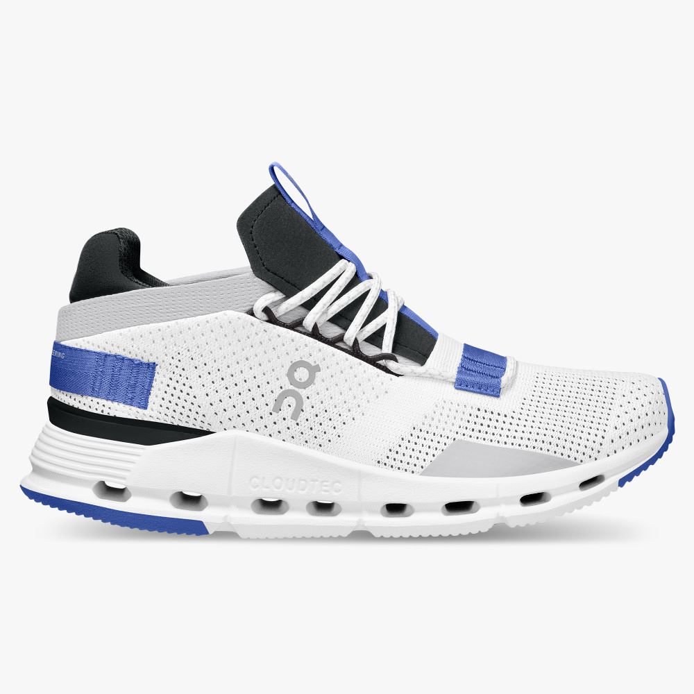 On Runningnova - The lightweight sneaker for all-day comfort - White | Cobalt ON95XF375 - Click Image to Close