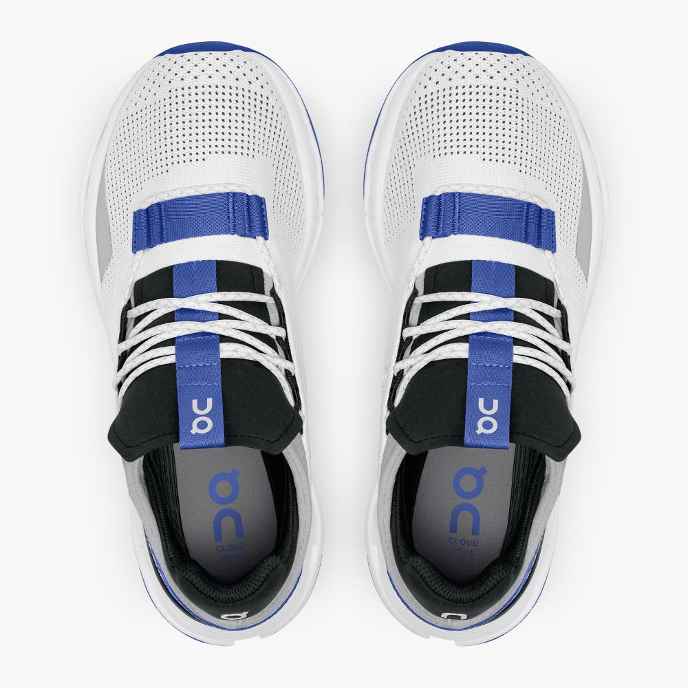 On Runningnova - The lightweight sneaker for all-day comfort - White | Cobalt ON95XF375 - Click Image to Close