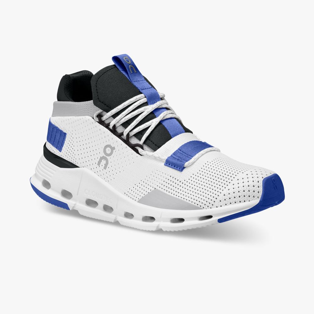 On Runningnova - The lightweight sneaker for all-day comfort - White | Cobalt ON95XF375 - Click Image to Close