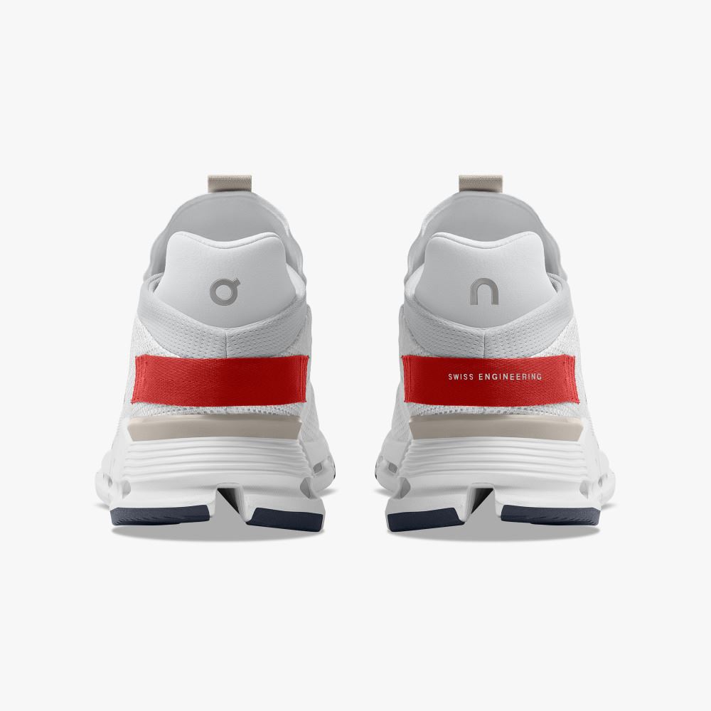 On Runningnova - The lightweight sneaker for all-day comfort - White | Red ON95XF262
