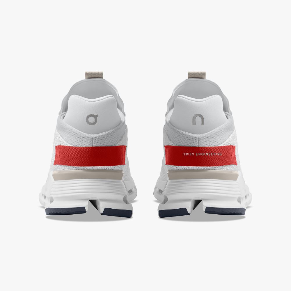 On Runningnova - The lightweight sneaker for all-day comfort - White | Red ON95XF262 - Click Image to Close