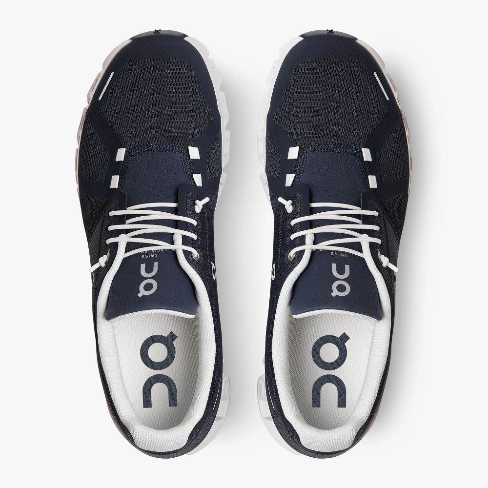 On Running 5 - the lightweight shoe for everyday performance - Midnight | White ON95XF183 - Click Image to Close