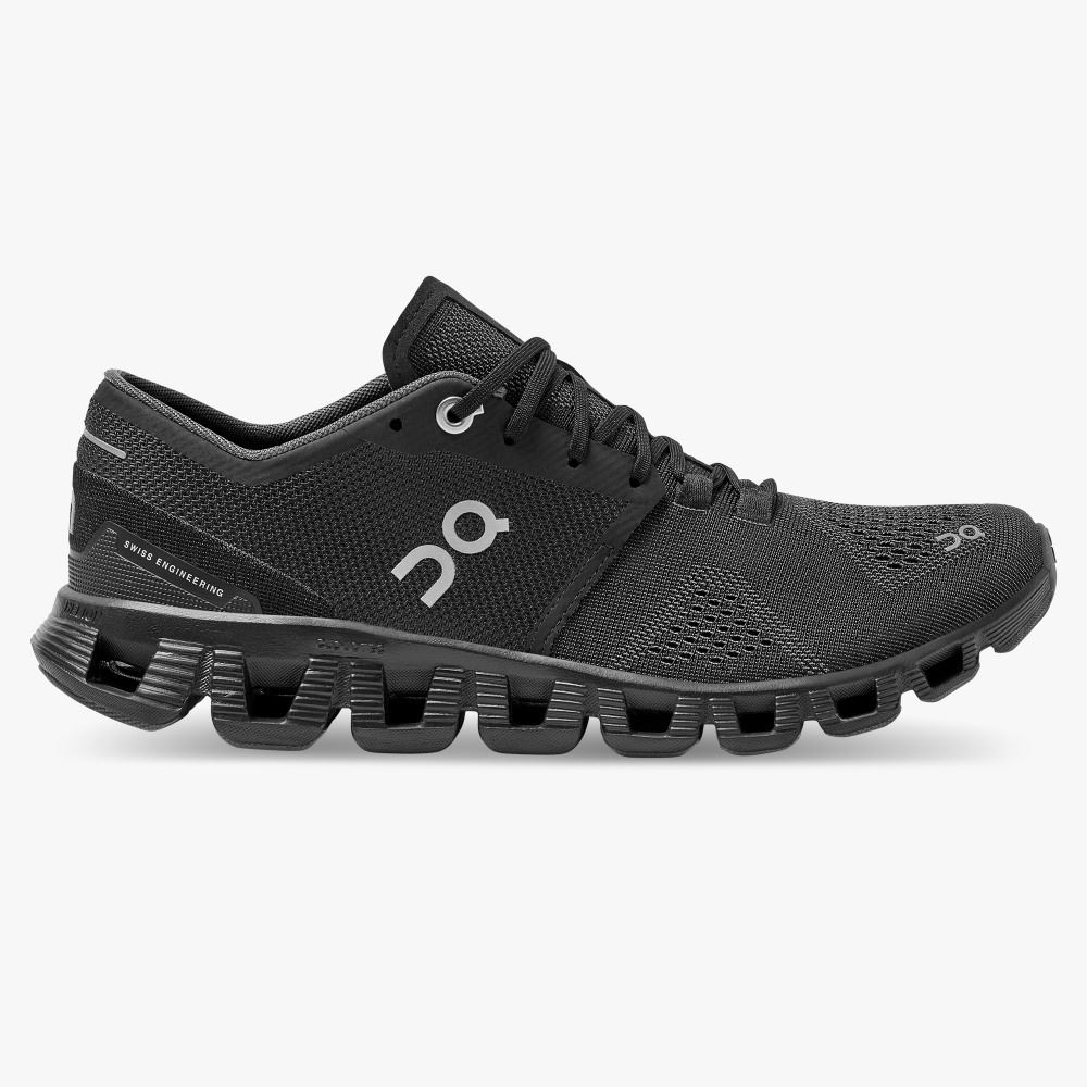 On New Cloud X - Workout and Cross Training Shoe - Black | Asphalt ON95XF358