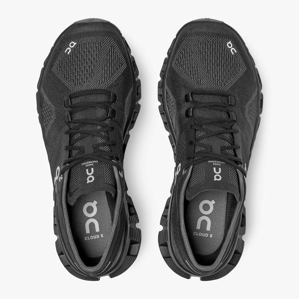 On New Cloud X - Workout and Cross Training Shoe - Black | Asphalt ON95XF358