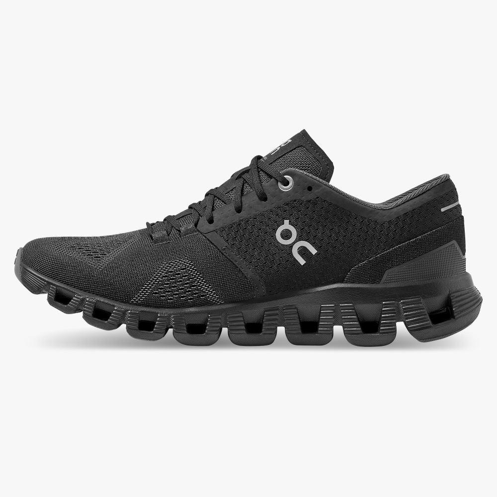 On New Cloud X - Workout and Cross Training Shoe - Black | Asphalt ON95XF358