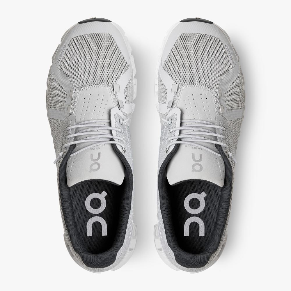 On Running 5 - the lightweight shoe for everyday performance - Glacier | White ON95XF180