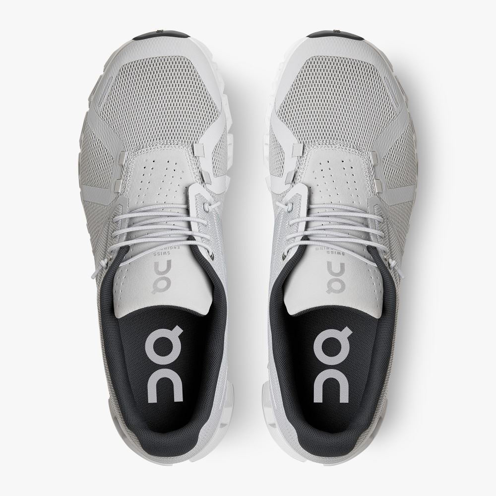 On Running 5 - the lightweight shoe for everyday performance - Glacier | White ON95XF180