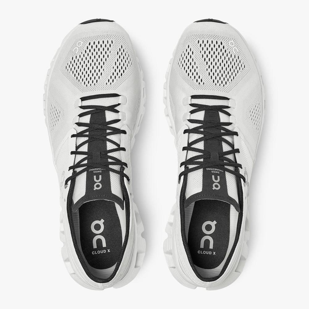 On New Cloud X - Workout and Cross Training Shoe - White | Black ON95XF245