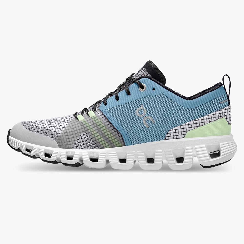 On Running X Shift: Colorful Lightweight Workout Shoe - Niagara | White ON95XF352
