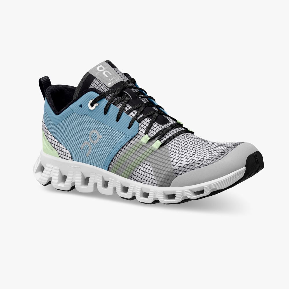 On Running X Shift: Colorful Lightweight Workout Shoe - Niagara | White ON95XF352