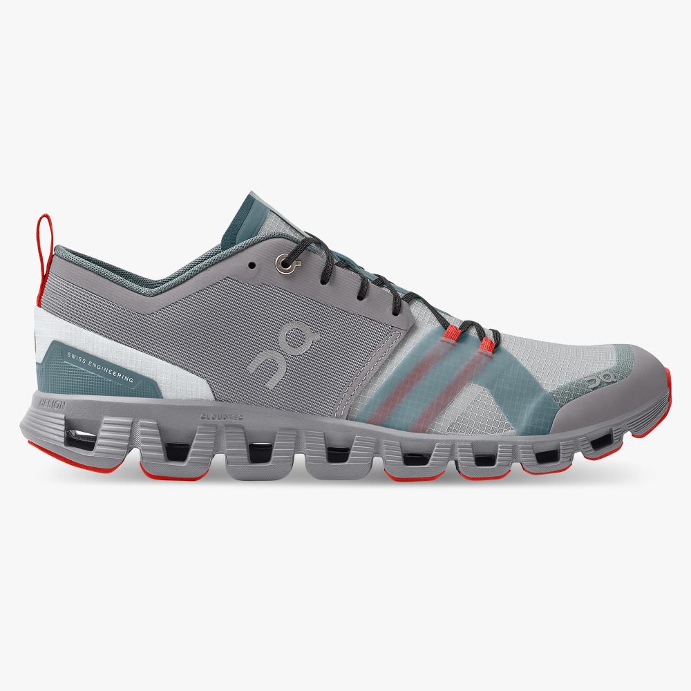 On Running X Shift: Colorful Lightweight Workout Shoe - Alloy | Red ON95XF231