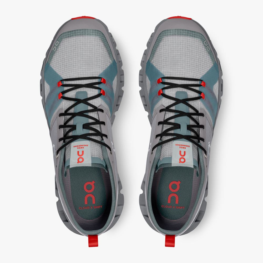 On Running X Shift: Colorful Lightweight Workout Shoe - Alloy | Red ON95XF231