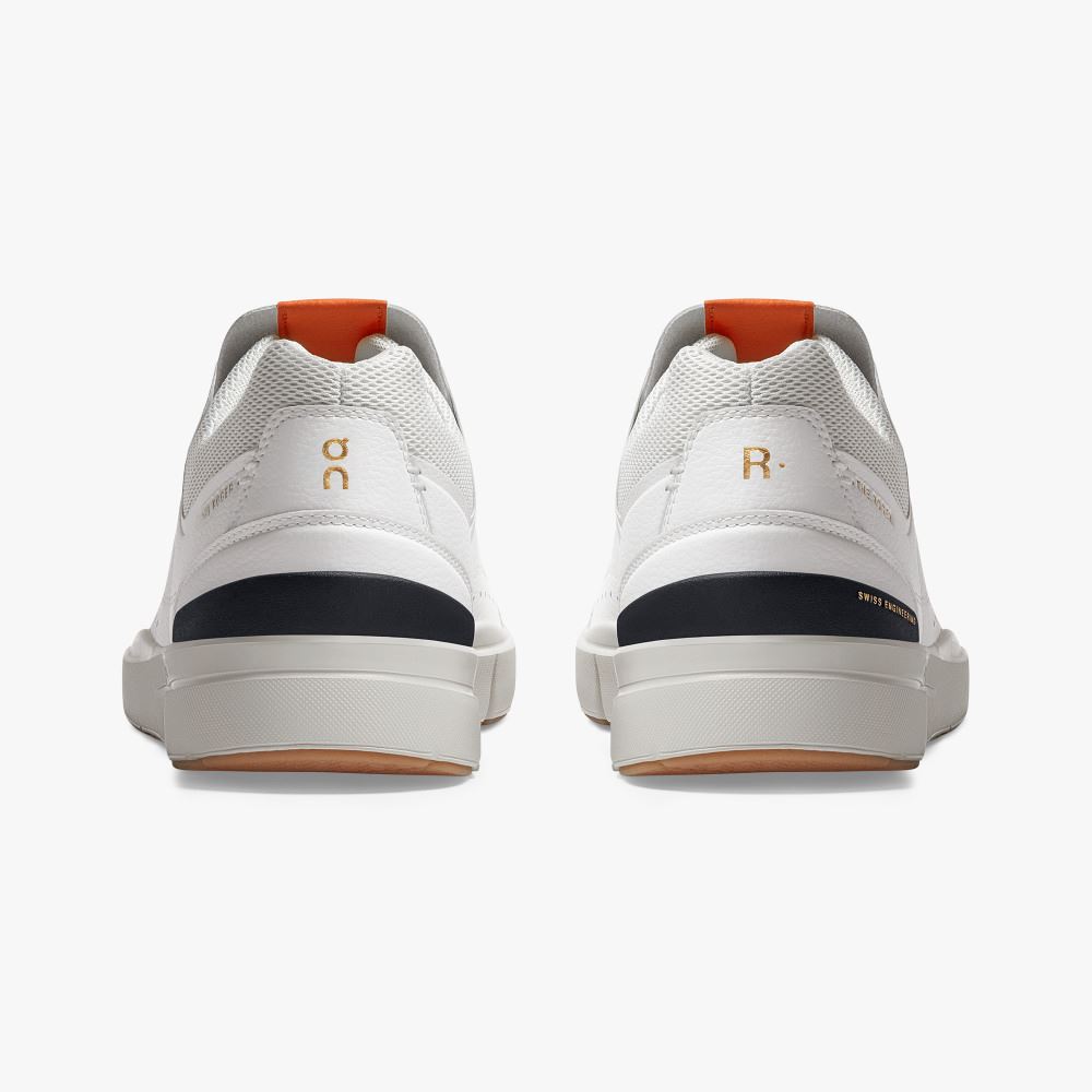 On THE ROGER: tennis-inspired sneaker by On & Roger Federer - White | Flame ON95XF279 - Click Image to Close