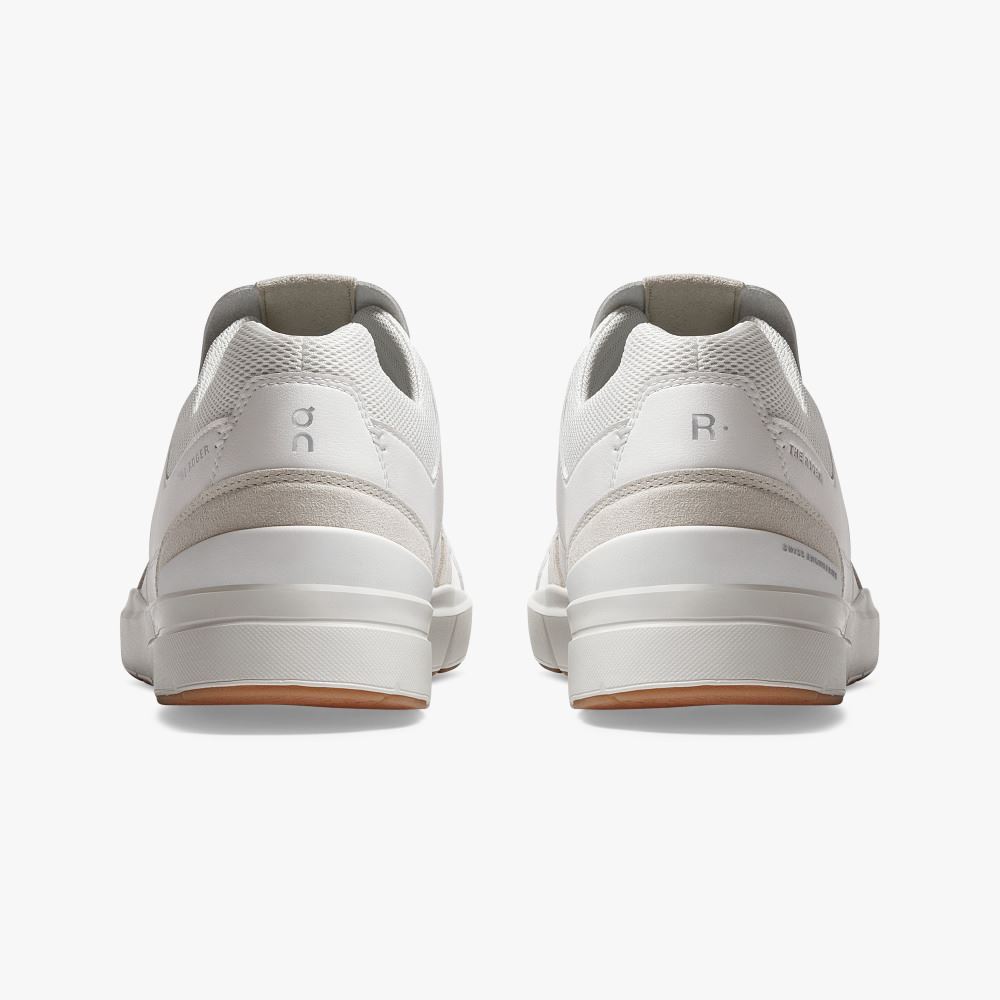 On THE ROGER Clubhouse: the expressive everyday sneaker - White | Sand ON95XF290