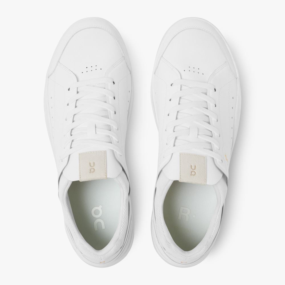 On THE ROGER: tennis-inspired sneaker by On & Roger Federer - White | Gum ON95XF280