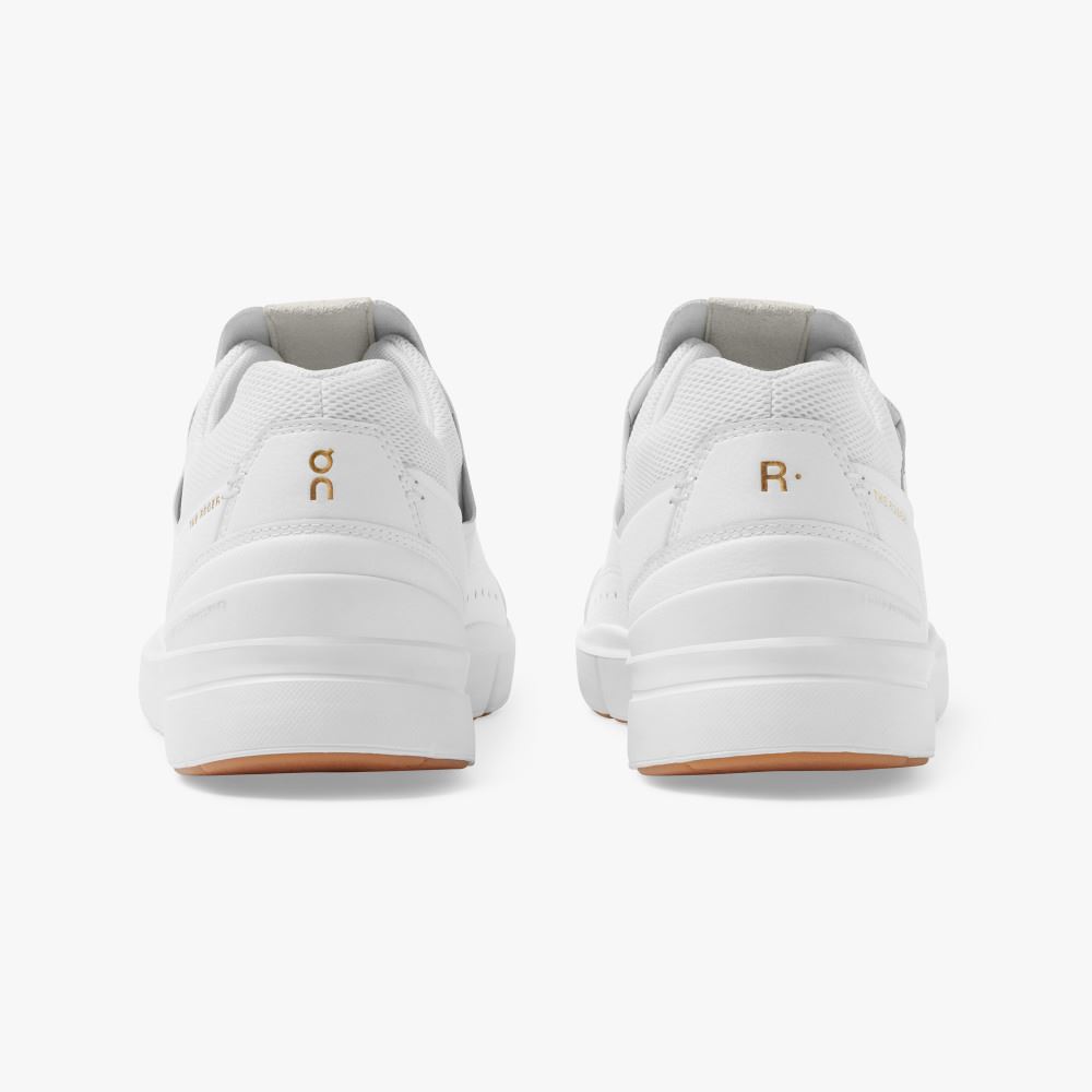 On THE ROGER: tennis-inspired sneaker by On & Roger Federer - White | Gum ON95XF280