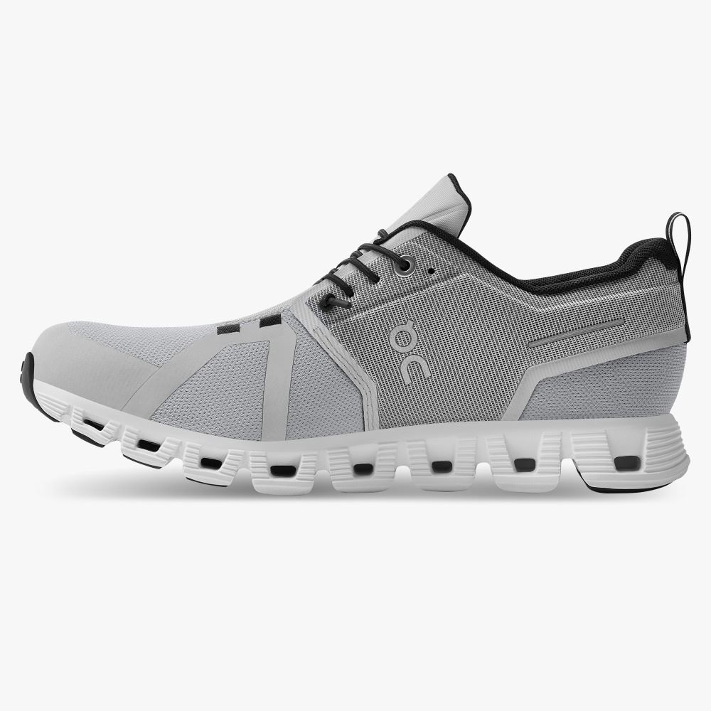 On Running 5 Waterproof - Lightweight Waterproof Running Shoe - Glacier | White ON95XF298