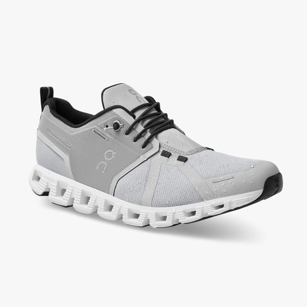 On Running 5 Waterproof - Lightweight Waterproof Running Shoe - Glacier | White ON95XF298