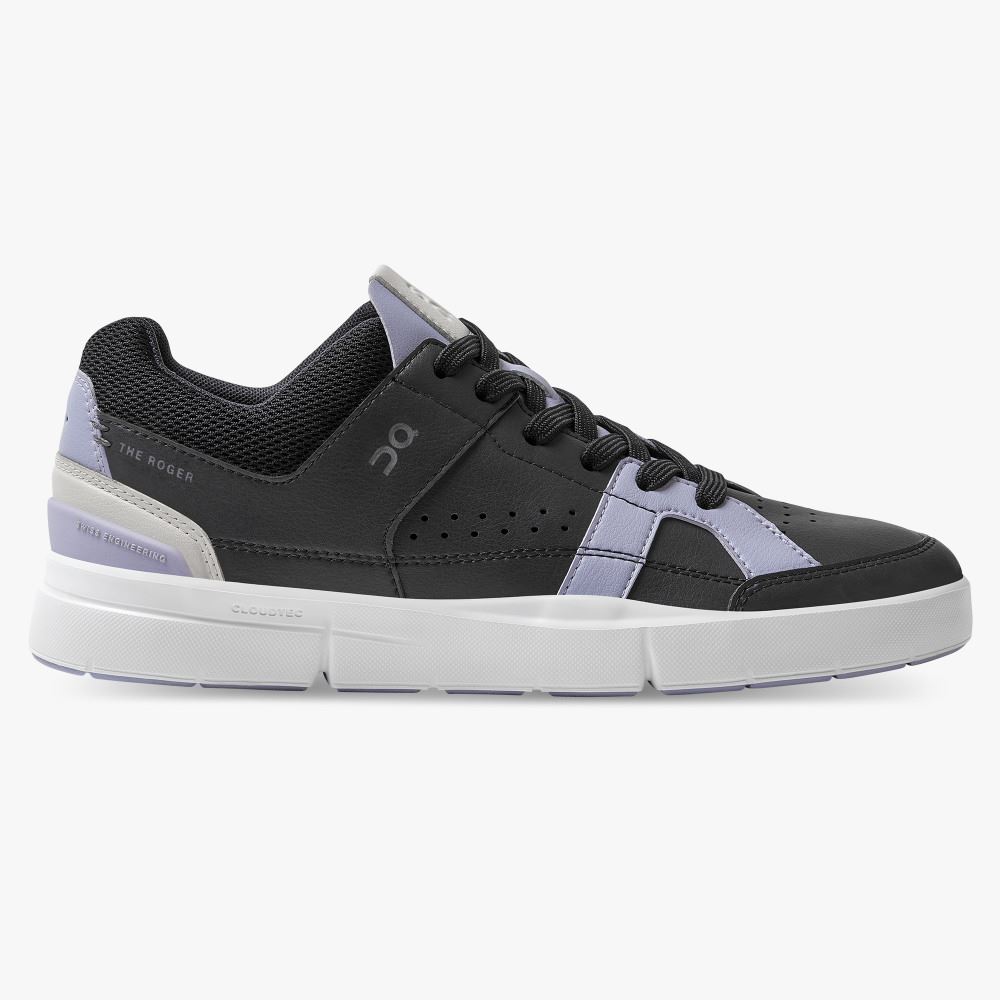 On THE ROGER Clubhouse: the expressive everyday sneaker - Black | Lavender ON95XF399 - Click Image to Close