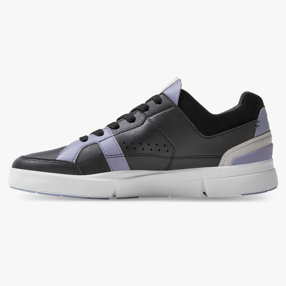 On THE ROGER Clubhouse: the expressive everyday sneaker - Black | Lavender ON95XF399 - Click Image to Close