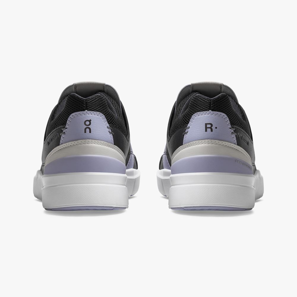 On THE ROGER Clubhouse: the expressive everyday sneaker - Black | Lavender ON95XF399