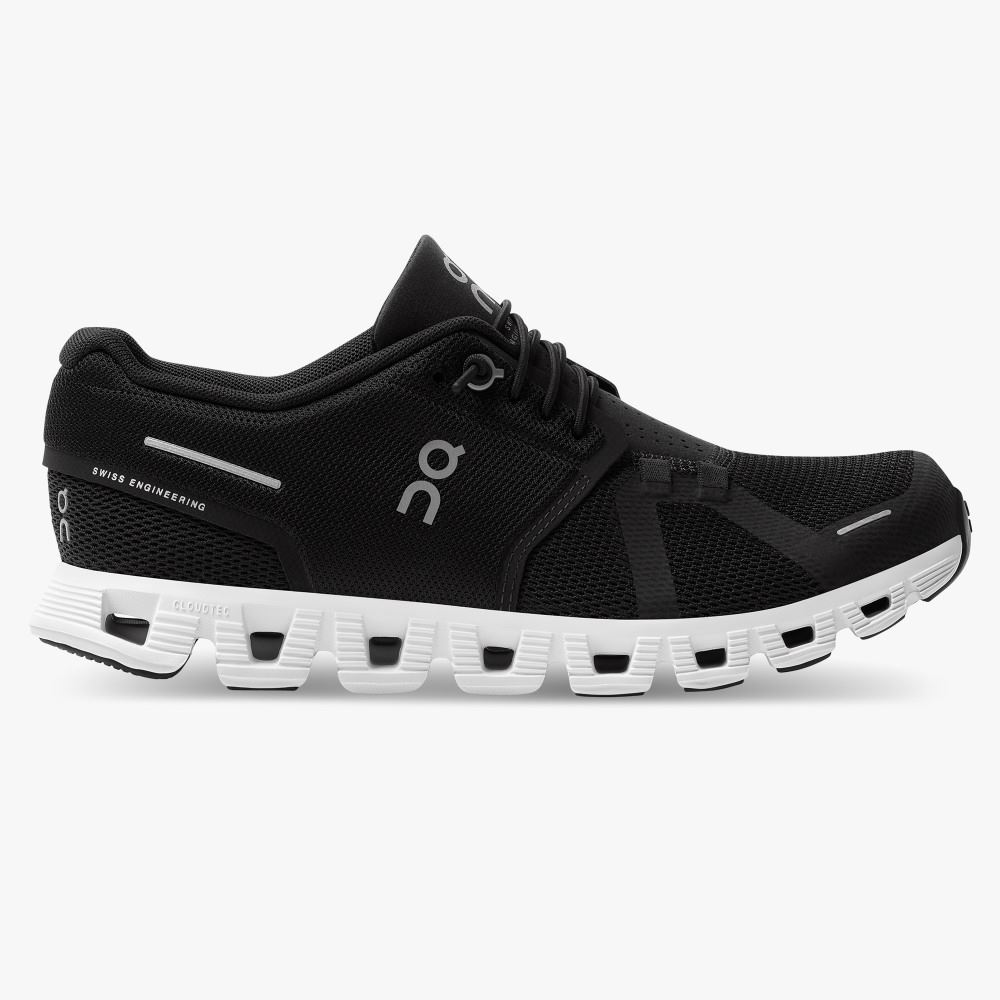 On Running 5 - the lightweight shoe for everyday performance - Black | White ON95XF302