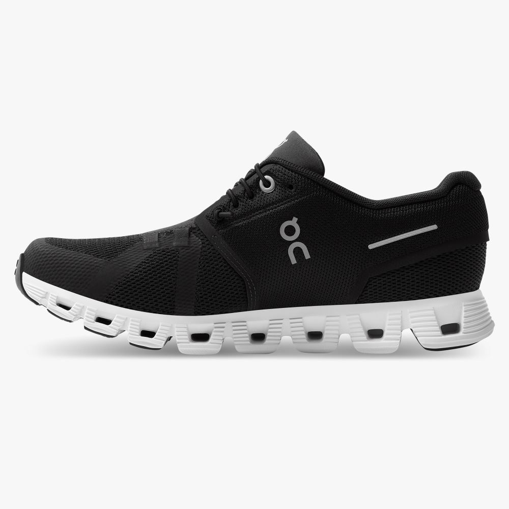 On Running 5 - the lightweight shoe for everyday performance - Black | White ON95XF302