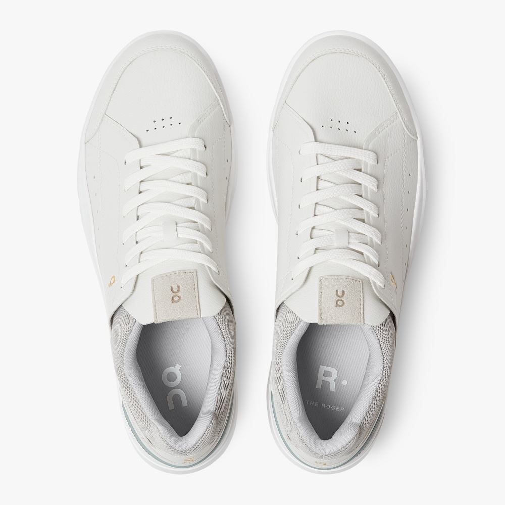 On THE ROGER: tennis-inspired sneaker by On & Roger Federer - Ice | Phantom ON95XF278