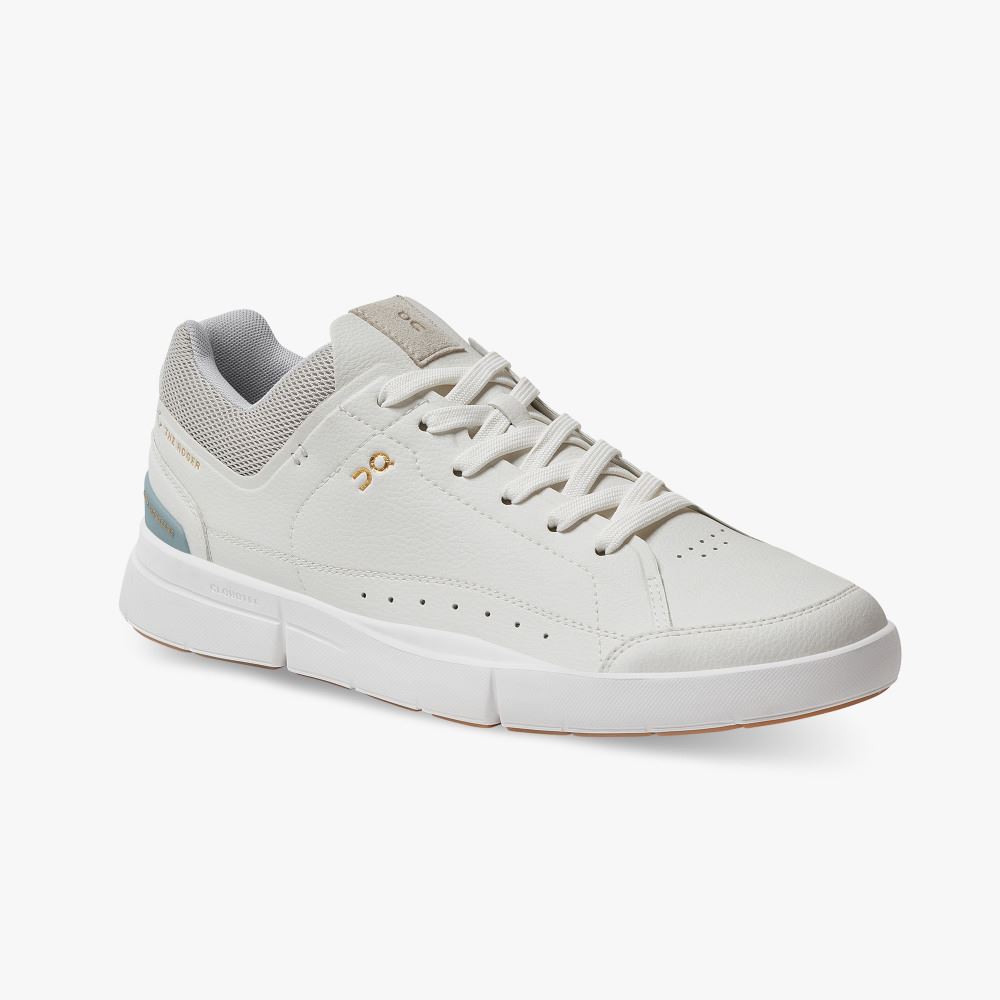 On THE ROGER: tennis-inspired sneaker by On & Roger Federer - Ice | Phantom ON95XF278