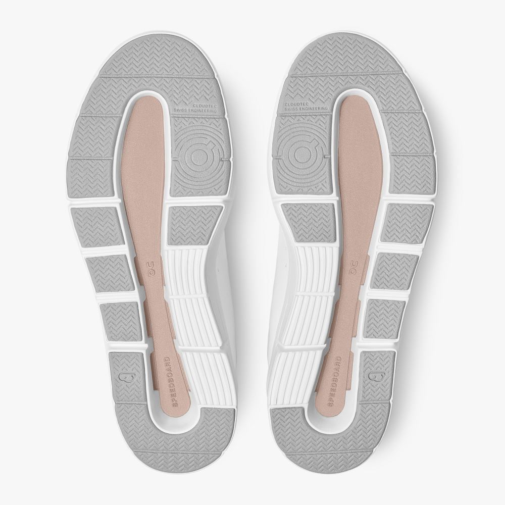 On THE ROGER Advantage: the versatile everyday sneaker - White | Rose ON95XF389