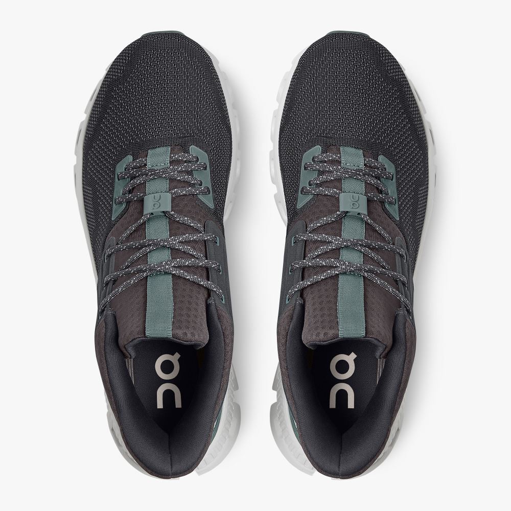 On Running Hi Edge - The street-ready sneaker silhouette - Black | Olive ON95XF200
