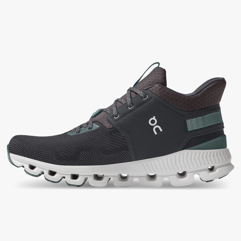 On Running Hi Edge - The street-ready sneaker silhouette - Black | Olive ON95XF200