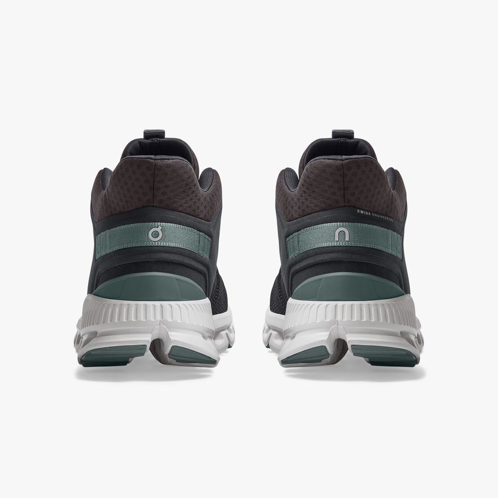 On Running Hi Edge - The street-ready sneaker silhouette - Black | Olive ON95XF200