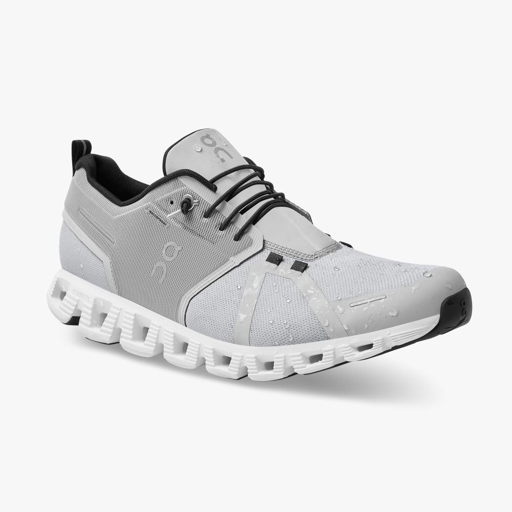 On Running 5 Waterproof - Lightweight Waterproof Running Shoe - Glacier | White ON95XF173