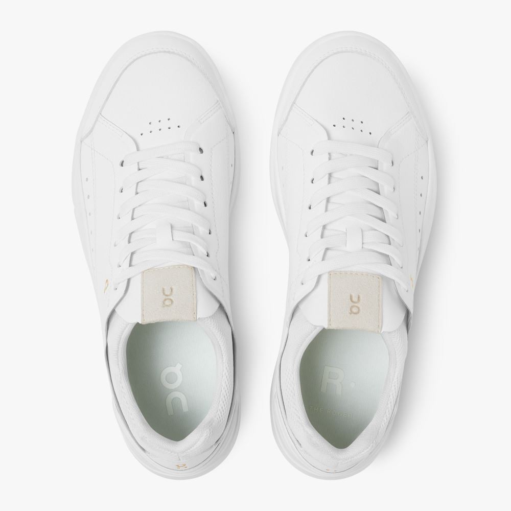 On THE ROGER: tennis-inspired sneaker by On & Roger Federer - White | Gum ON95XF393