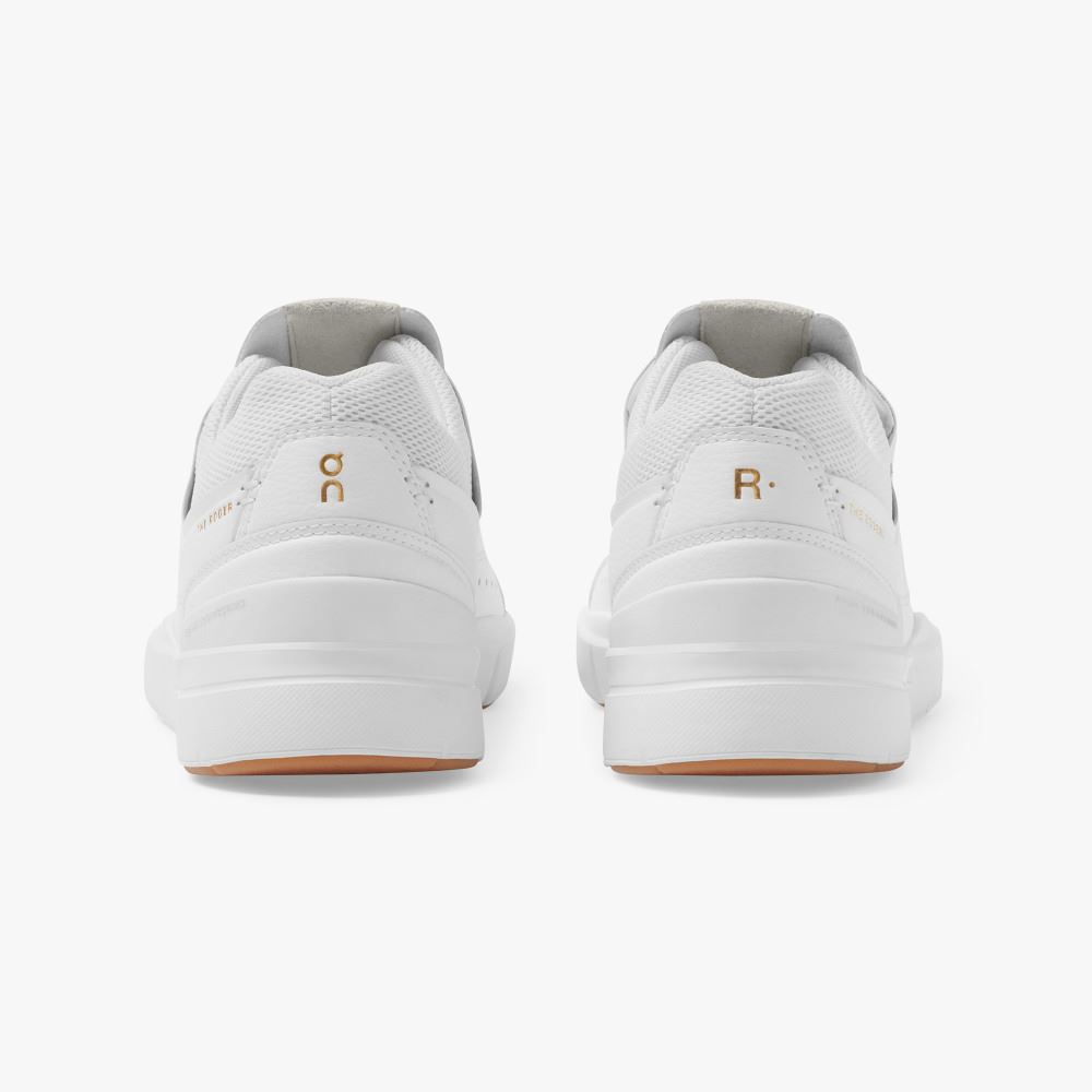 On THE ROGER: tennis-inspired sneaker by On & Roger Federer - White | Gum ON95XF393