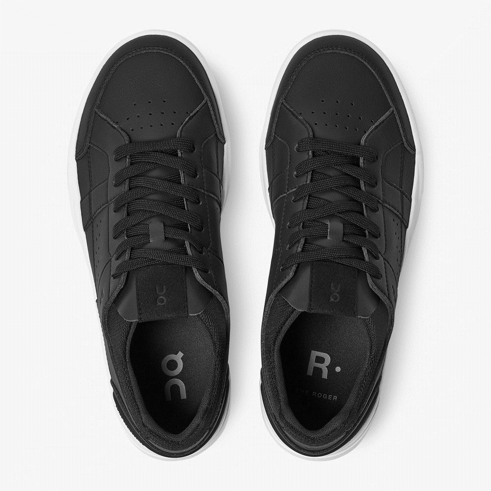 On THE ROGER Clubhouse: the expressive everyday sneaker - Black | White ON95XF400