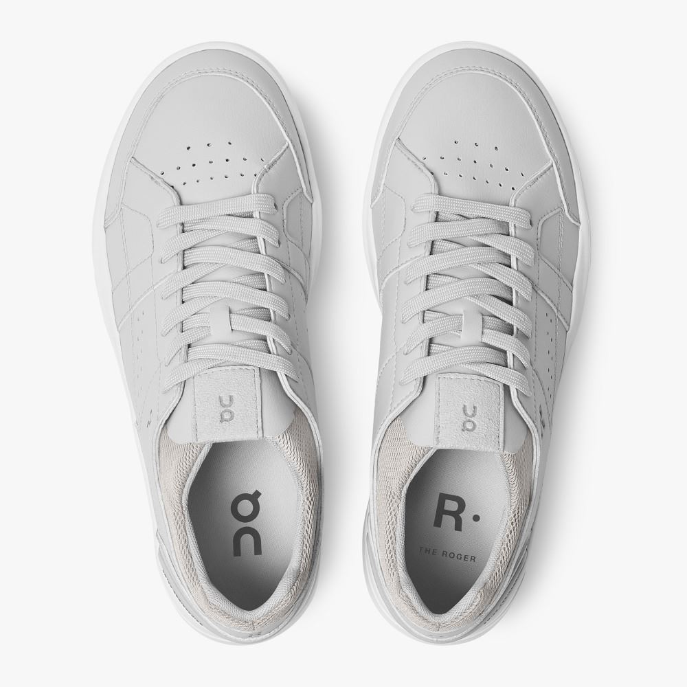 On THE ROGER Clubhouse: the expressive everyday sneaker - Glacier | White ON95XF287