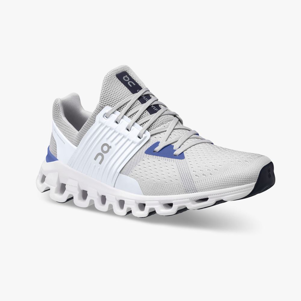 On Cloudswift - Road Shoe For Urban Running - Glacier | Cobalt ON95XF265 - Click Image to Close