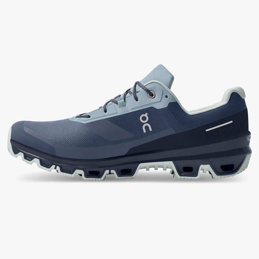 On Cloudventure Waterproof: Trail Running Shoe - Denim | Midnight ON95XF70 - Click Image to Close