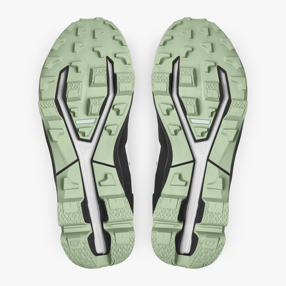 On Cloudventure Peak - Lightweight Trail Running Shoe - White | Leaf ON95XF151